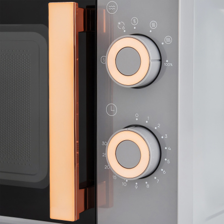 Микроволновая Печь Vitek VT-MW1920 20л. 700Вт серый/золотистый - фото 6