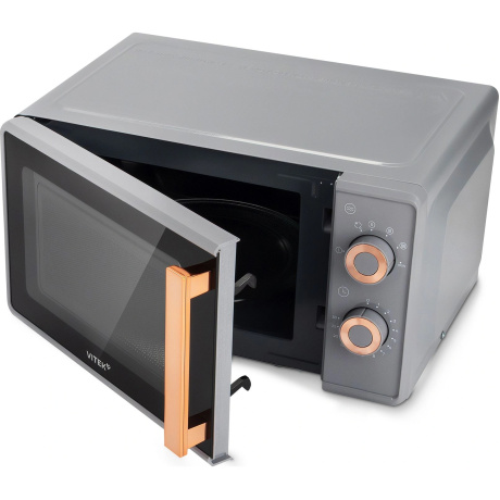 Микроволновая Печь Vitek VT-MW1920 20л. 700Вт серый/золотистый - фото 9