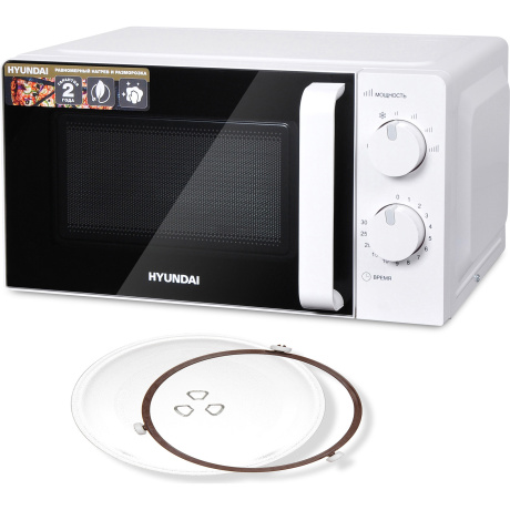 Микроволновая Печь Hyundai HYM-M2038 20л. 700Вт белый - фото 8