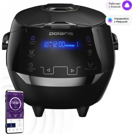Мультиварка Polaris PMC 0526 IQ Home черный - фото 1