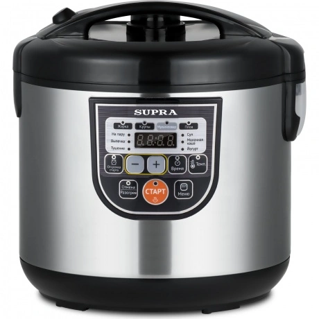 Мультиварка Supra MCS-5114 серебристый/черный