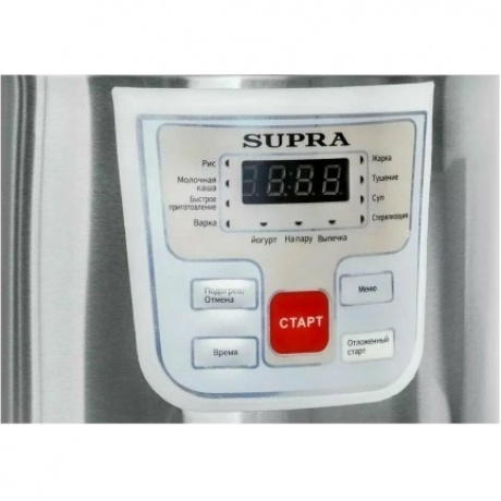 Мультиварка Supra MCS-4114 5л 900Вт серебристый/белый - фото 9