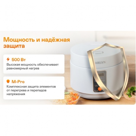 Мультиварка GARLYN MR-Solo 4 Pro - фото 10