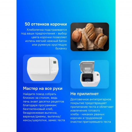 Хлебопечь Panasonic SD-R2520WTS - фото 11