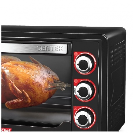 Мини-печь Centek CT-1530-36 Grill черный - фото 2
