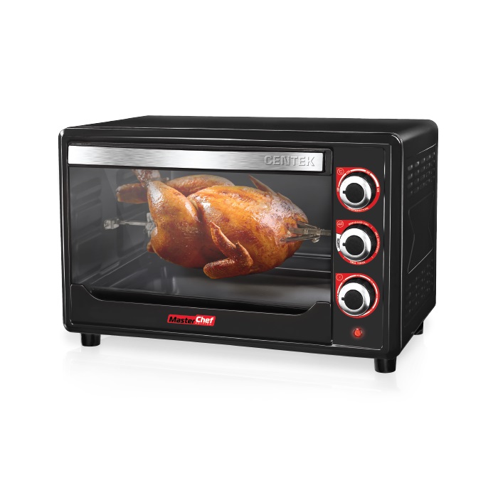 Мини-печь Centek CT-1530-36 Grill черный - фото 1