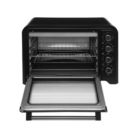 Мини-печь Hyundai MIO-HY105 45л. 2000Вт черный - фото 3