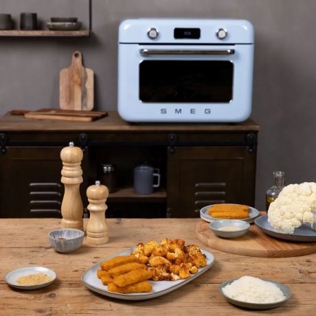 Мини-печь Smeg COF01PBEU пастельный голубой - фото 10