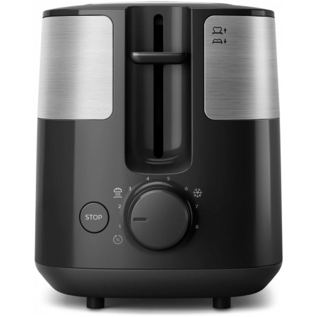 Тостер Philips HD2516 830Вт черный/стальной - фото 3