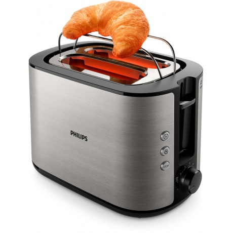 Тостер Philips HD2650 серебристый - фото 3