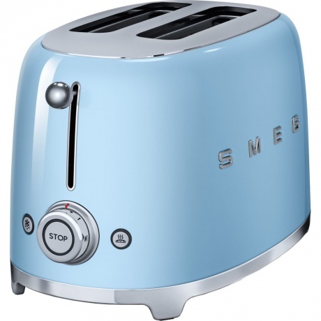 Тостер Smeg TSF01PBEU голубой пастельный голубой - фото 2