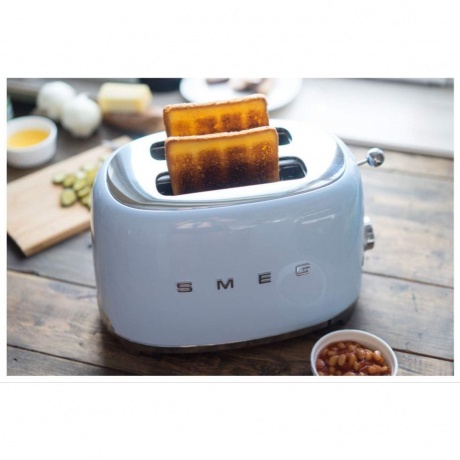 Тостер Smeg TSF01PBEU голубой пастельный голубой - фото 4