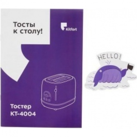 Тостер Kitfort КТ-4004-1 красный - фото 14