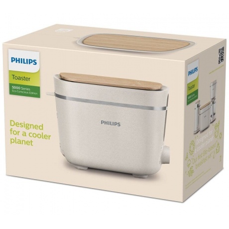 Тостер Philips HD2640/10 830Вт белый - фото 9
