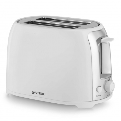 Тостер Vitek VT-1582 750Вт белый - фото 1