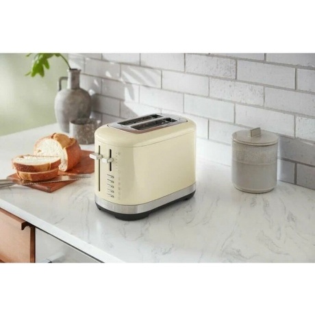 Тостер KitchenAid 5KMT2109EAC кремовый, на 2 тоста - фото 8
