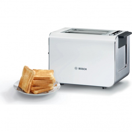 Тостер Bosch TAT8611N 860Вт белый - фото 6