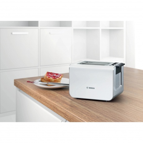 Тостер Bosch TAT8611N 860Вт белый - фото 9