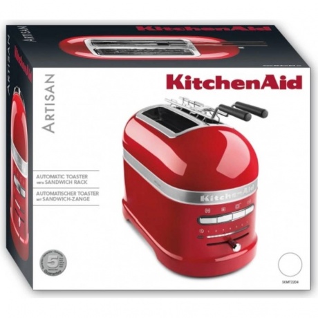 Тостер KitchenAid Artisan 5KMT2204EOB черный - фото 2