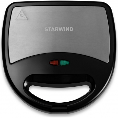 Сэндвичница Starwind SSW2346 750Вт черный/серебристый - фото 1