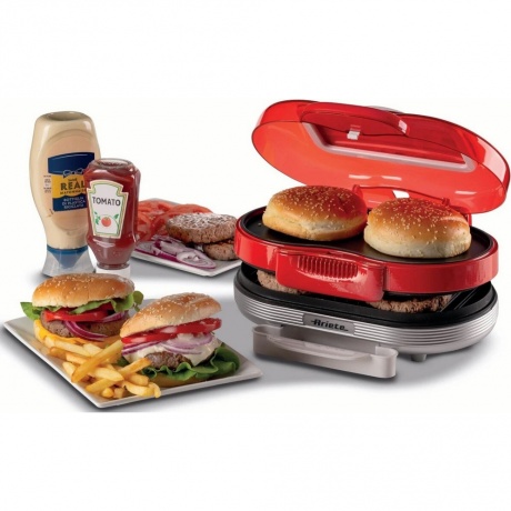 Гамбургерница Ariete 205 (00C020500AR0) White/Red - фото 3