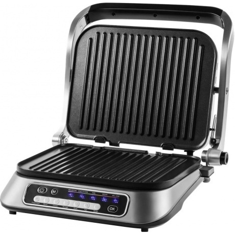 Электрогриль Red Solution SteakMaster RGM-M805 2100Вт черный/серебристый - фото 2