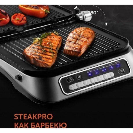 Электрогриль Red Solution SteakMaster RGM-M805 2100Вт черный/серебристый - фото 19