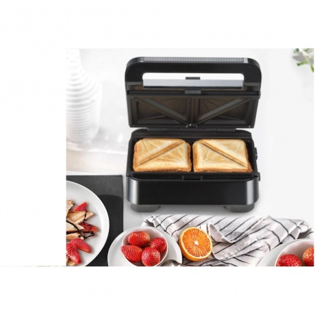Электрогриль Braun SnackMaker 5 SM5000 BK 800Вт черный - фото 3