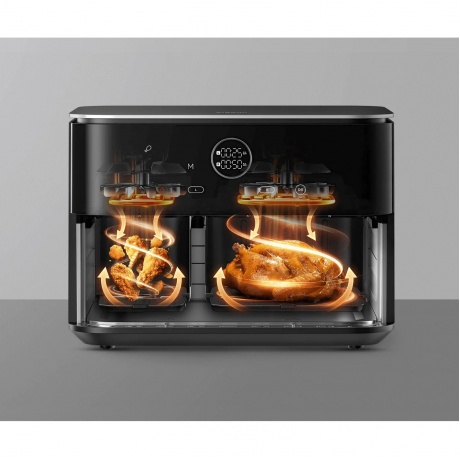 Аэрогриль Xiaomi Dual Zone Air Fryer 10L EU (BHR07SGEU) - фото 18