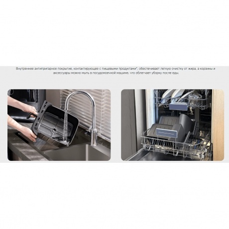 Аэрогриль Xiaomi Dual Zone Air Fryer 10L EU (BHR07SGEU) - фото 24