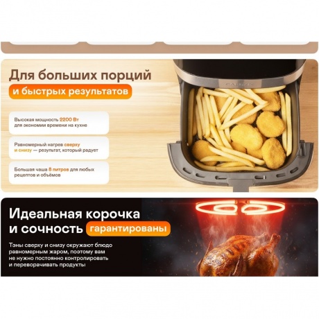 Аэрогриль GARLYN AG-1000 - фото 3