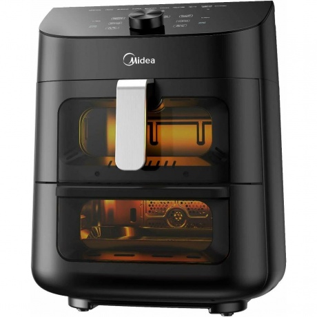 Аэрогриль Midea MAF-CY110A 11л 1550Вт черный/серебристый - фото 3