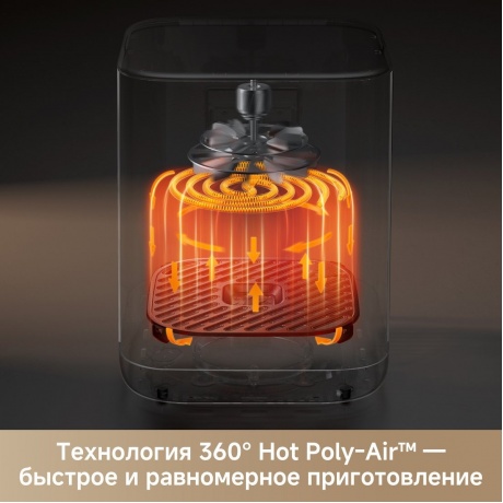 Аэрогриль Trouver Air Fryer FD10s Pro черный (FD10 Pro) - фото 6
