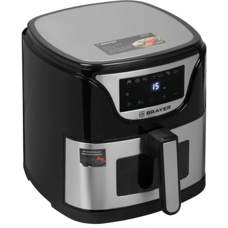 Аэрогриль BRAYER BR2037 черный - фото 2