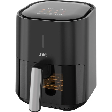 Аэрогриль JVC JK-MB040 черный, 1500 Вт, 4.5 л, сенсор, 8 програм...