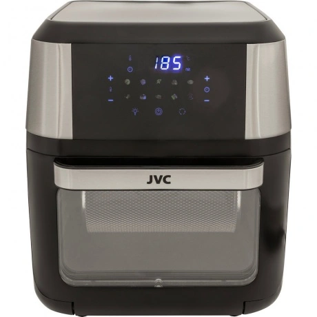 Аэрогриль JVC JK-MB060 черный, 2000 Вт, 12 л, сенсор, 9 программ