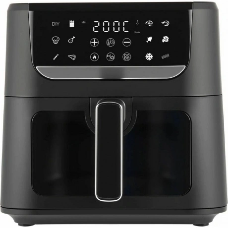 Аэрогриль TopDevice TDA601 черный, 1500 Вт, 6 л, сенсор, 12 прог...