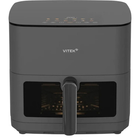 Аэрогриль Vitek VT-AF0001 2000Вт темно-серый/черный - фото 1