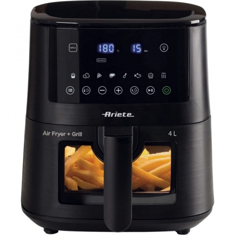 Аэрофритюрница Ariete 4633 Glass DGT Bk - фото 2