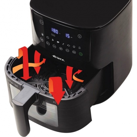Аэрофритюрница Ariete 4633 Glass DGT Bk - фото 3