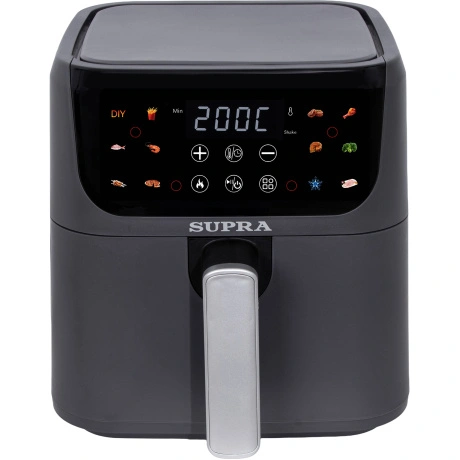 Аэрогриль Supra GS-7630 4.5л 1500Вт серый