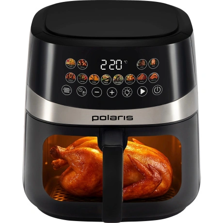 Аэрогриль Polaris PAF 8005W 7.5л 1800Вт черный (026987)