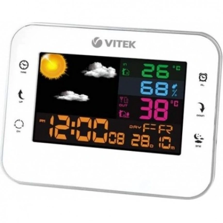 Метеостанция Vitek VT-6412 White/Silver