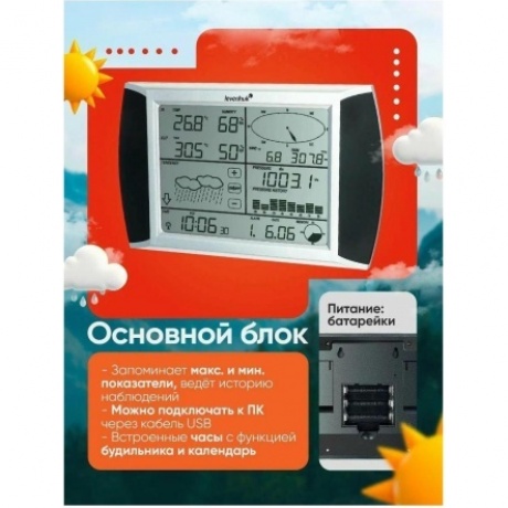Метеостанция Levenhuk Wezzer PRO LP300 - фото 13