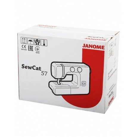 Швейная машина Janome Sew Cat 57 белый/рисунок - фото 8