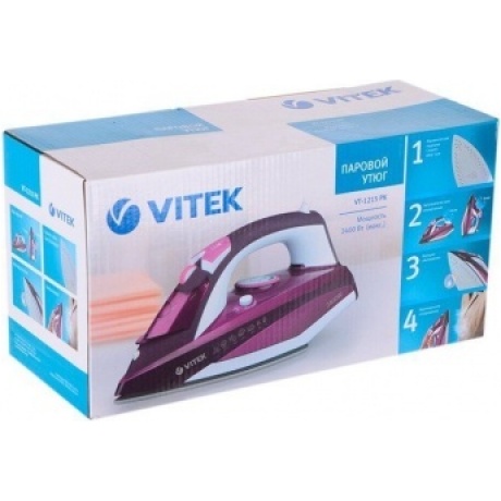 Утюг Vitek VT-1215 PK - фото 6