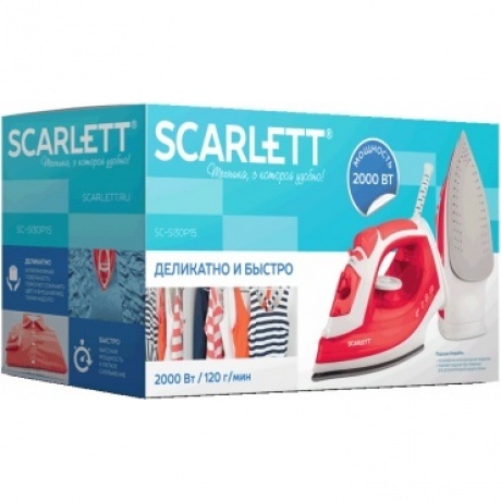 Утюг Scarlett SC-SI30P15 красный - фото 6