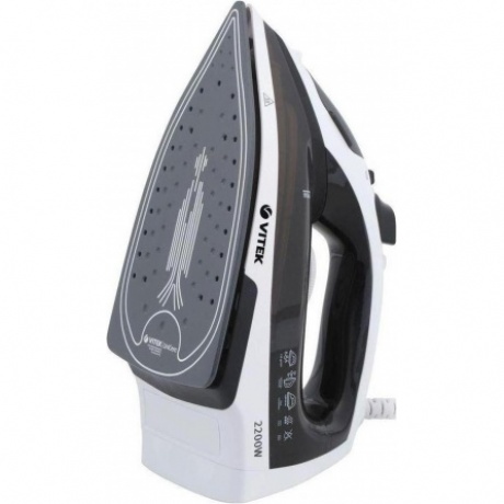 Утюг Vitek VT-8338 2200Вт черный/белый - фото 5