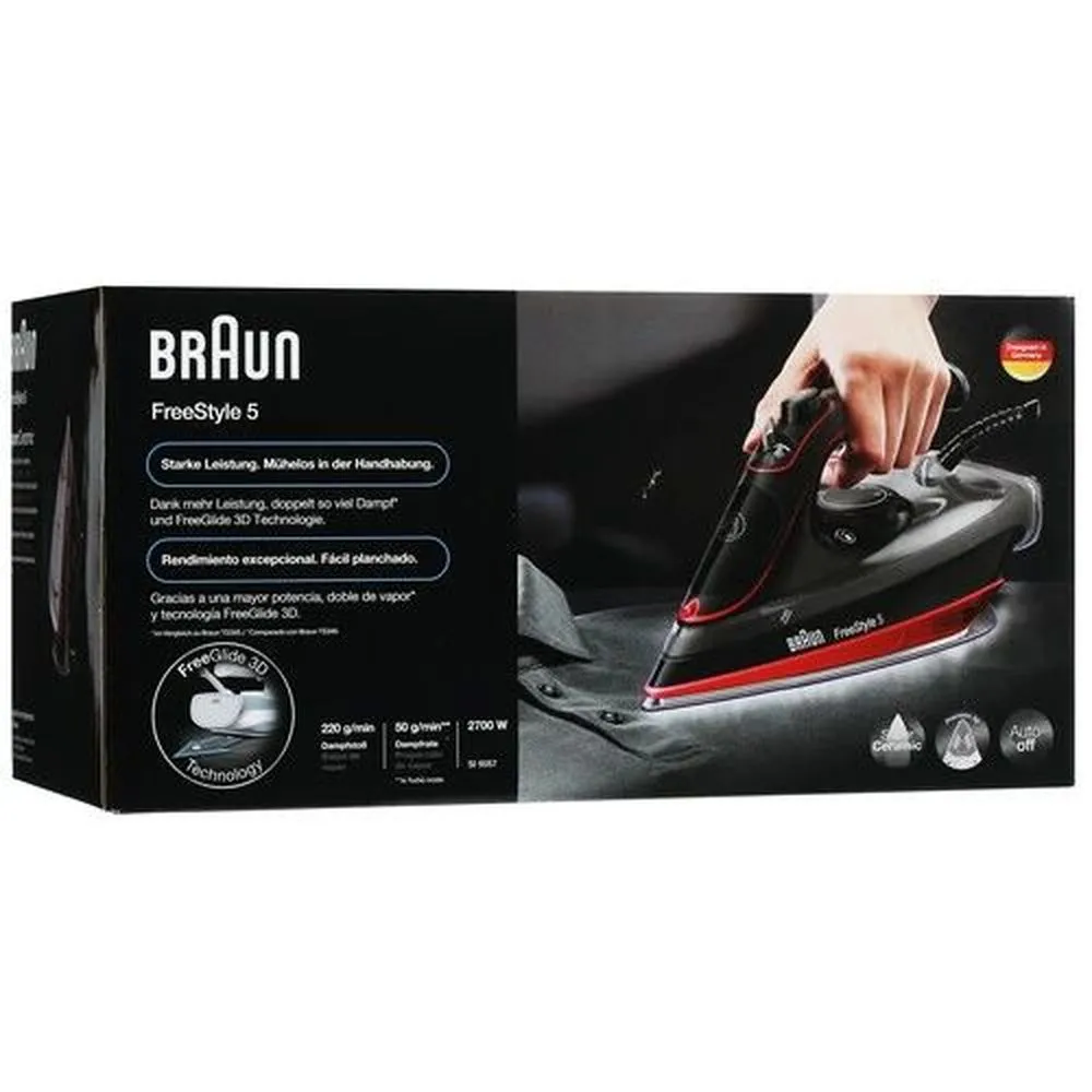 Утюг Braun FreeStyle 5 SI 5057 RD (0127406020) - фото 10