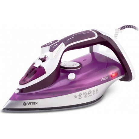 Утюг Vitek VT-1246 2400Вт фиолетовый - фото 1